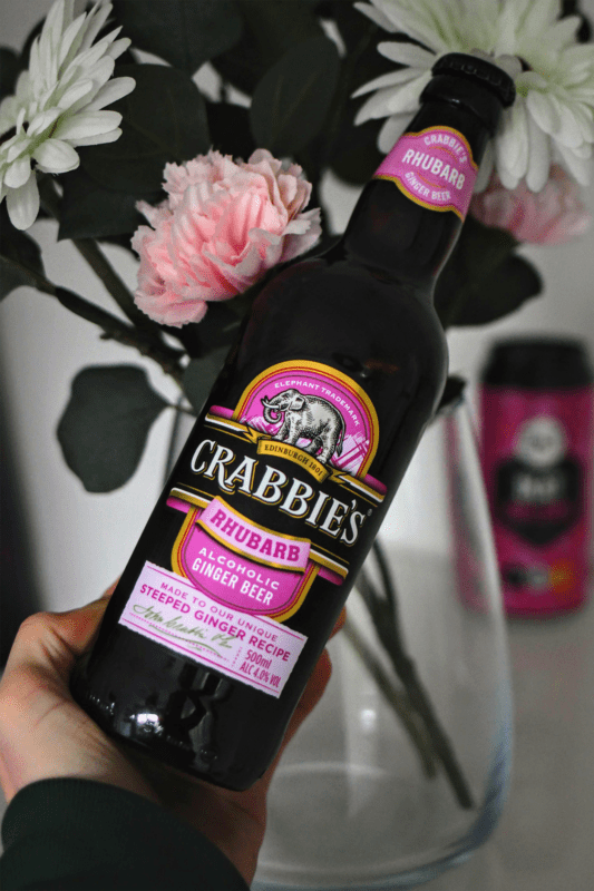 Beer: Crabbies - Rhubarb Ginger Beer, Sour Beer by IPAokay