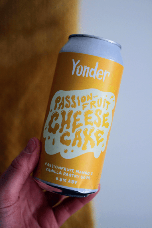 Beer: Yonder - Passion fruit Cheesecake, Sour Beer by IPAokay