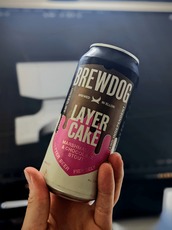 Beer: BrewDog - Layer Cake, Hazy IPA by IPAokay