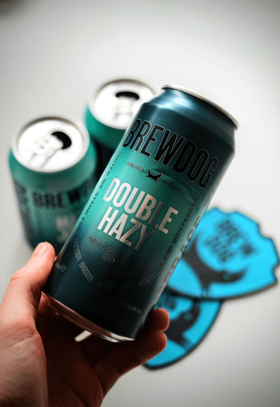 Beer: BrewDog - Double Hazy, New England IPA by IPAokay