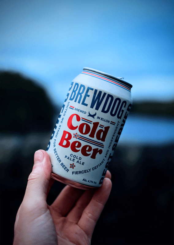 Beer: BrewDog - Cold Beer, Pale Ale by IPAokay