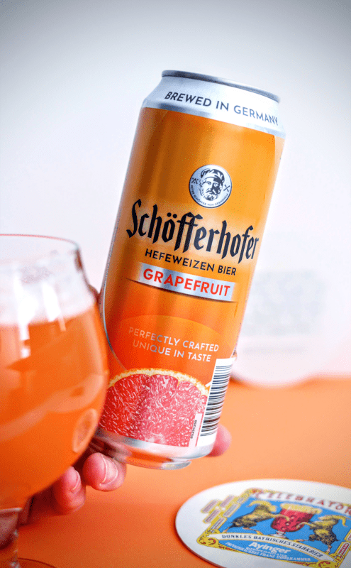 Beer: Schöfferhofer - Schöfferhofer Grapefruit, German Hefeweizen by IPAokay