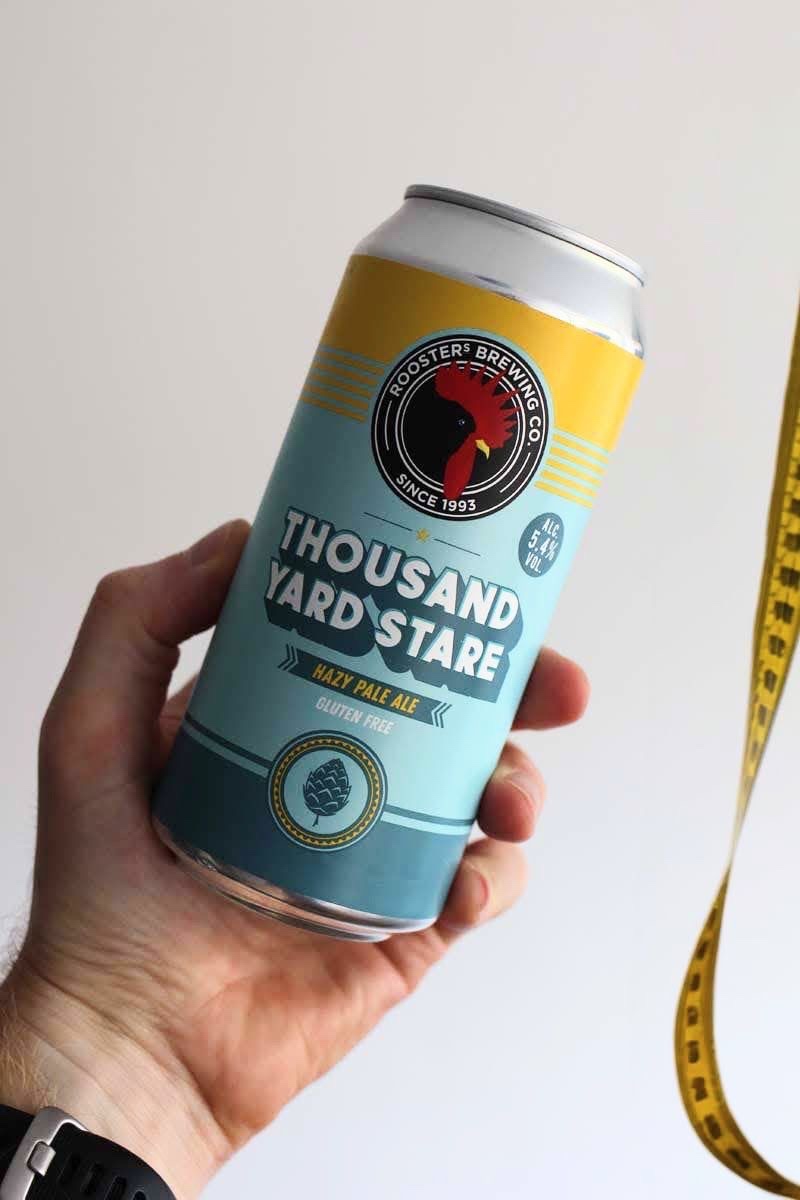 Beer: Rooster's - Thousand Yard Stare, Hazy Pale Ale by IPAokay Beer: Rooster's - Thousand Yard Stare, Hazy Pale Ale by IPAokay